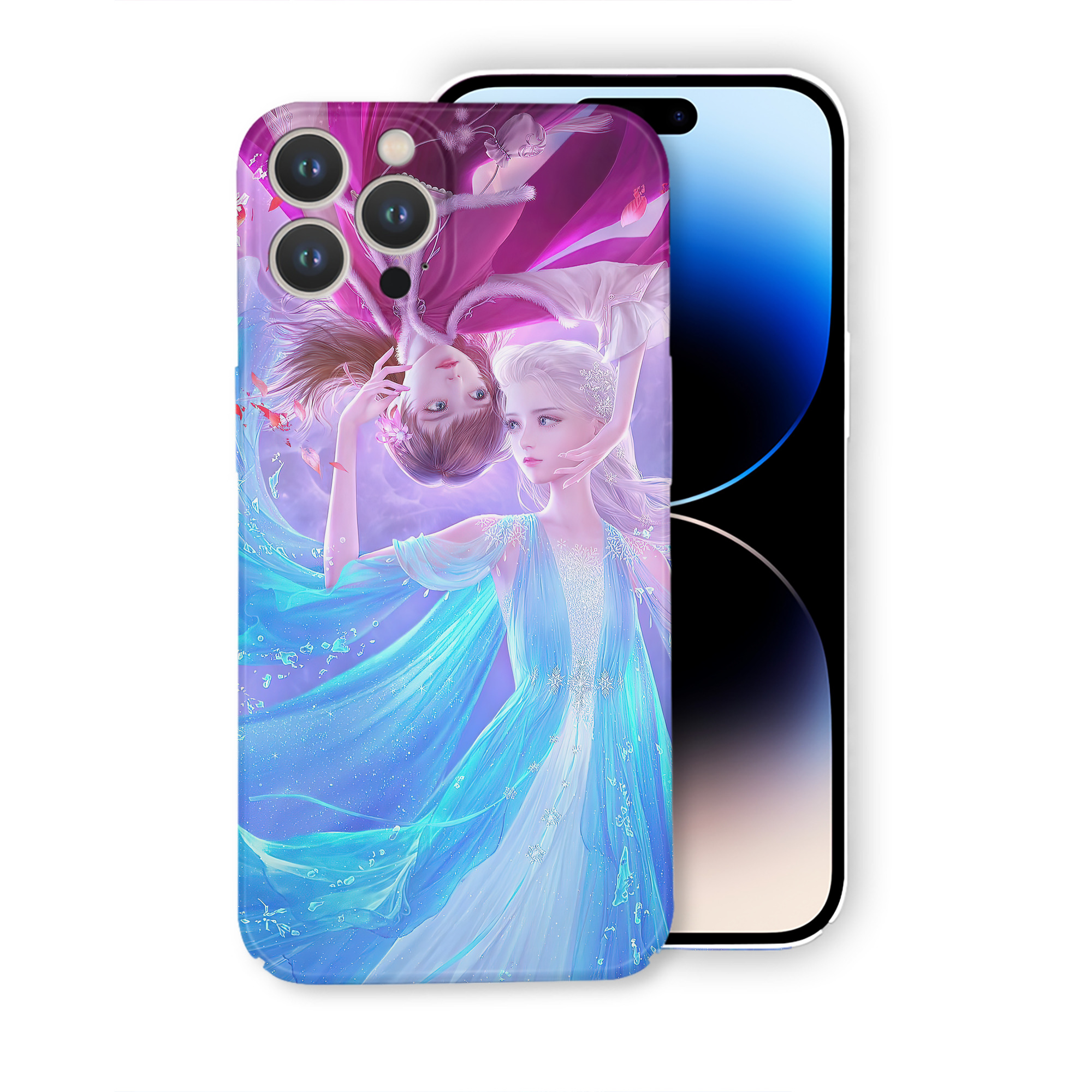 （画像用） アナと雪の女王 アンナ エルサ Frozen Anna Elsa 【iPhone 14シリーズ対応】ハードケース